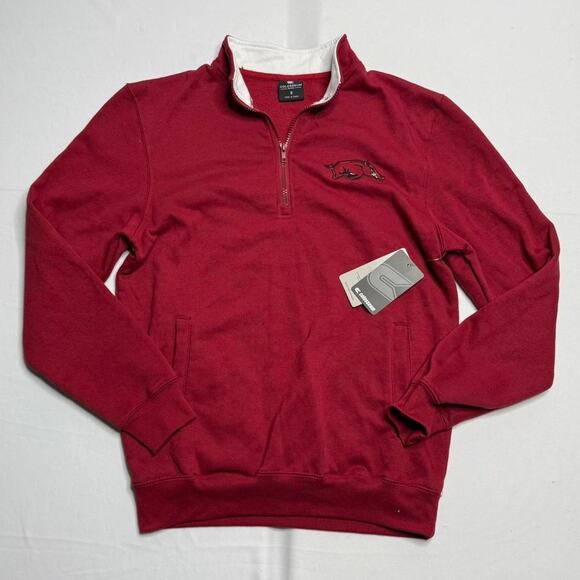 Colosseum Other - Colosseum Athletics Men's Cardinal Arkansas Razorbacks Quarter-Zip Size Small